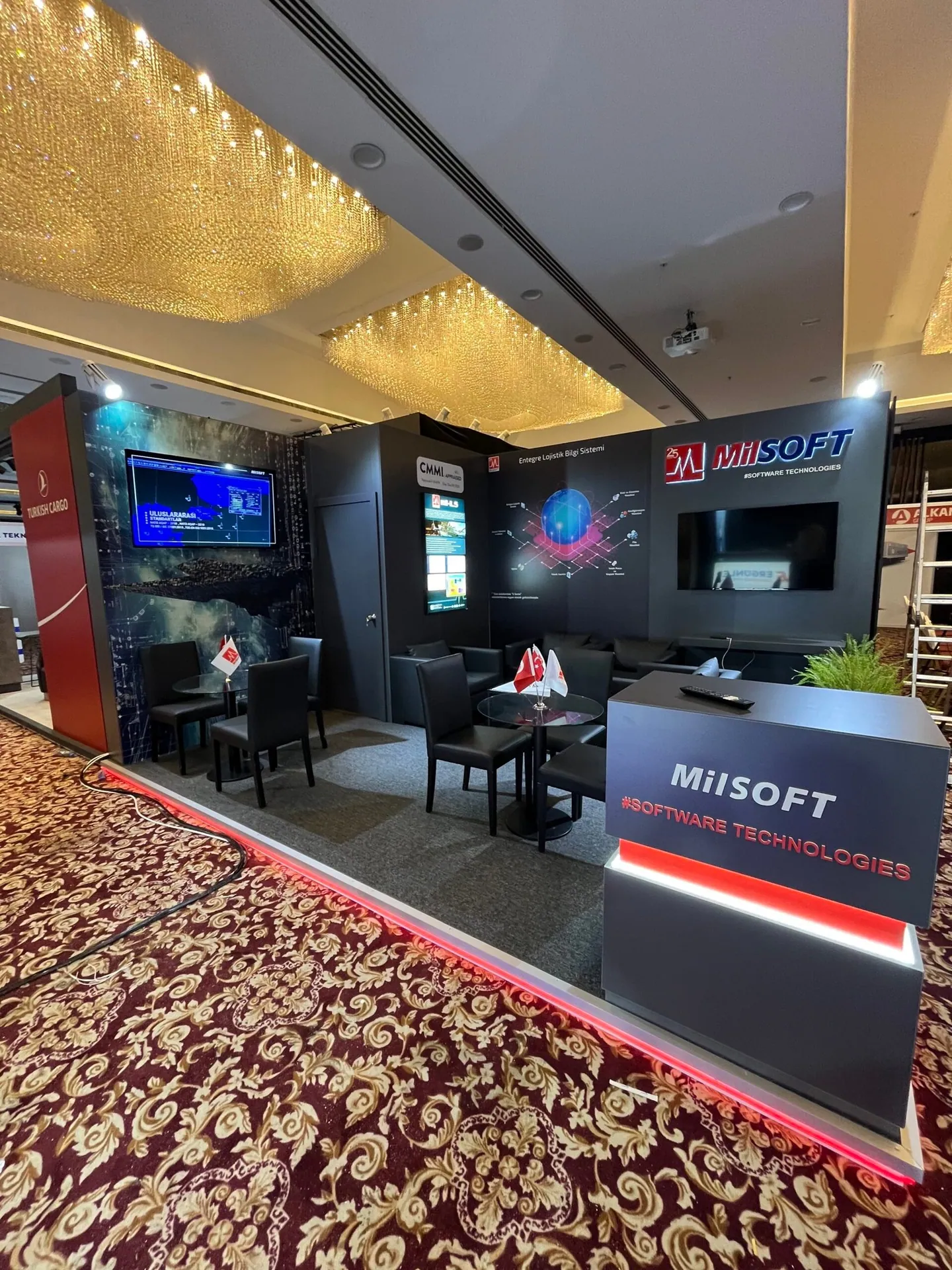 MilSOFT stand, Askeri Lojistik ve Destek Zirvesi 2023, photo 2