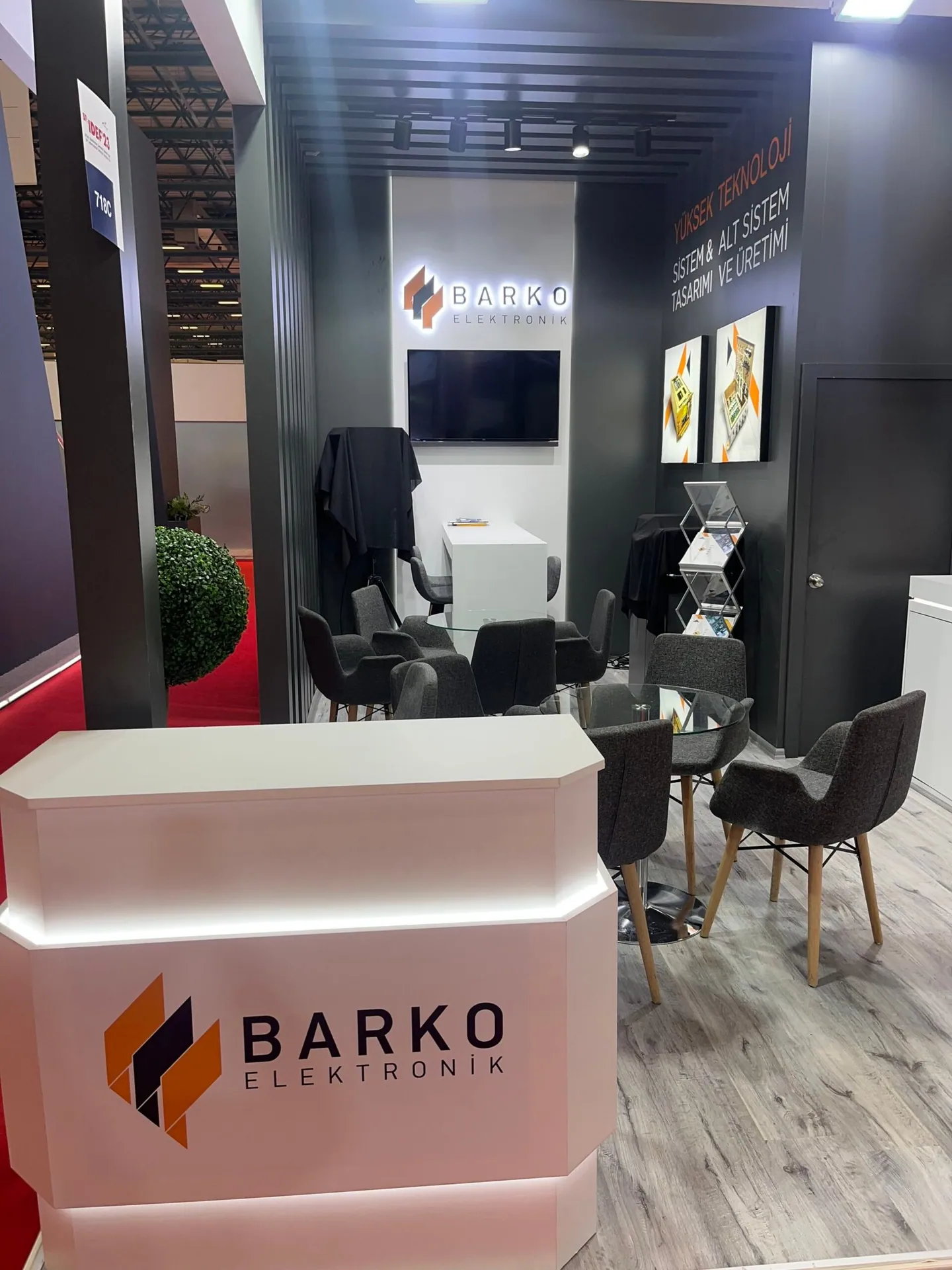 Barko Elektronik stand, IDEF 2023, photo 3