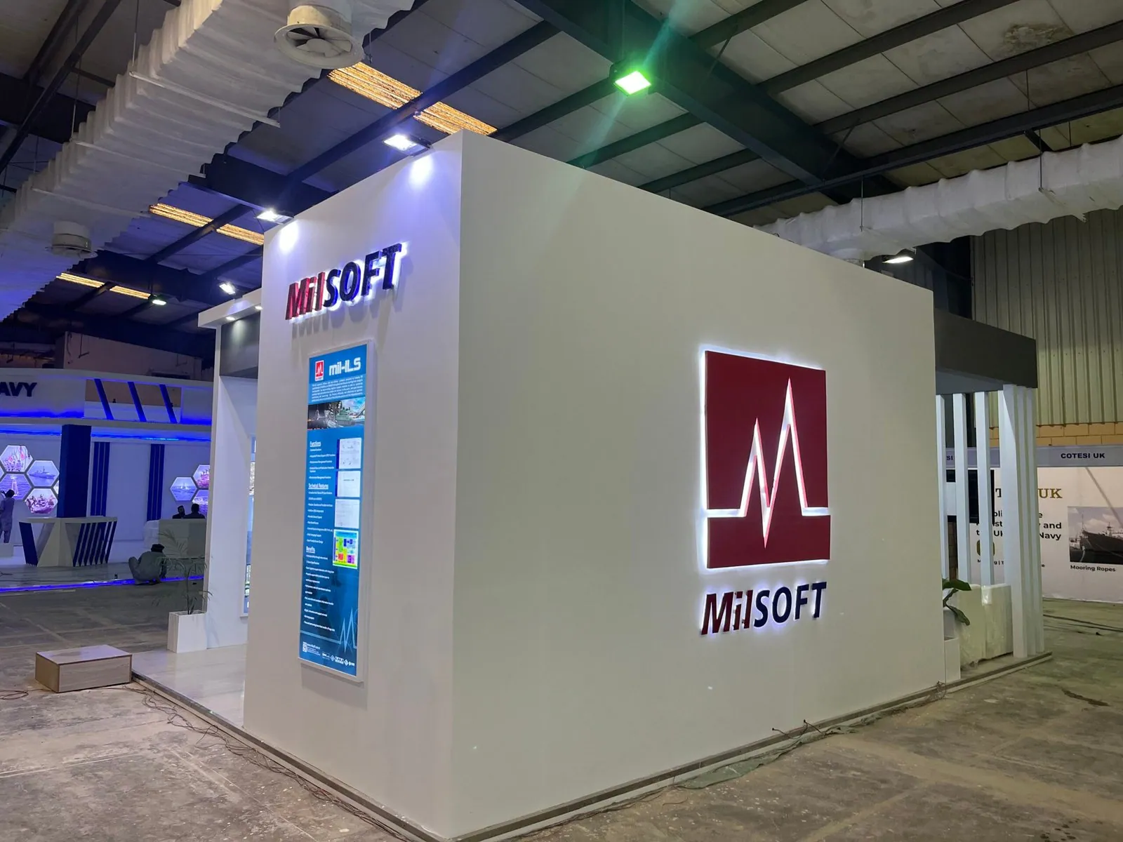 MilSOFT stand, PIMEC 2023, photo 3