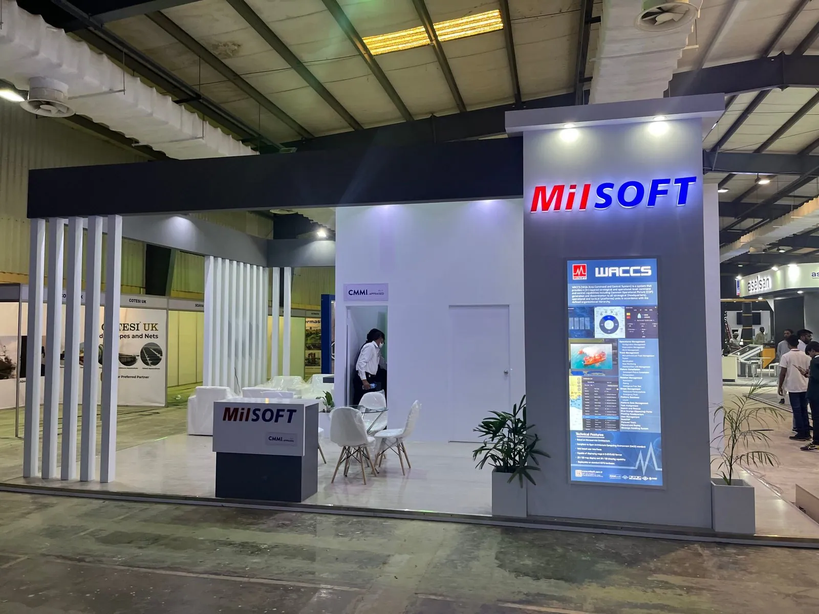 MilSOFT stand, PIMEC 2023, photo 5