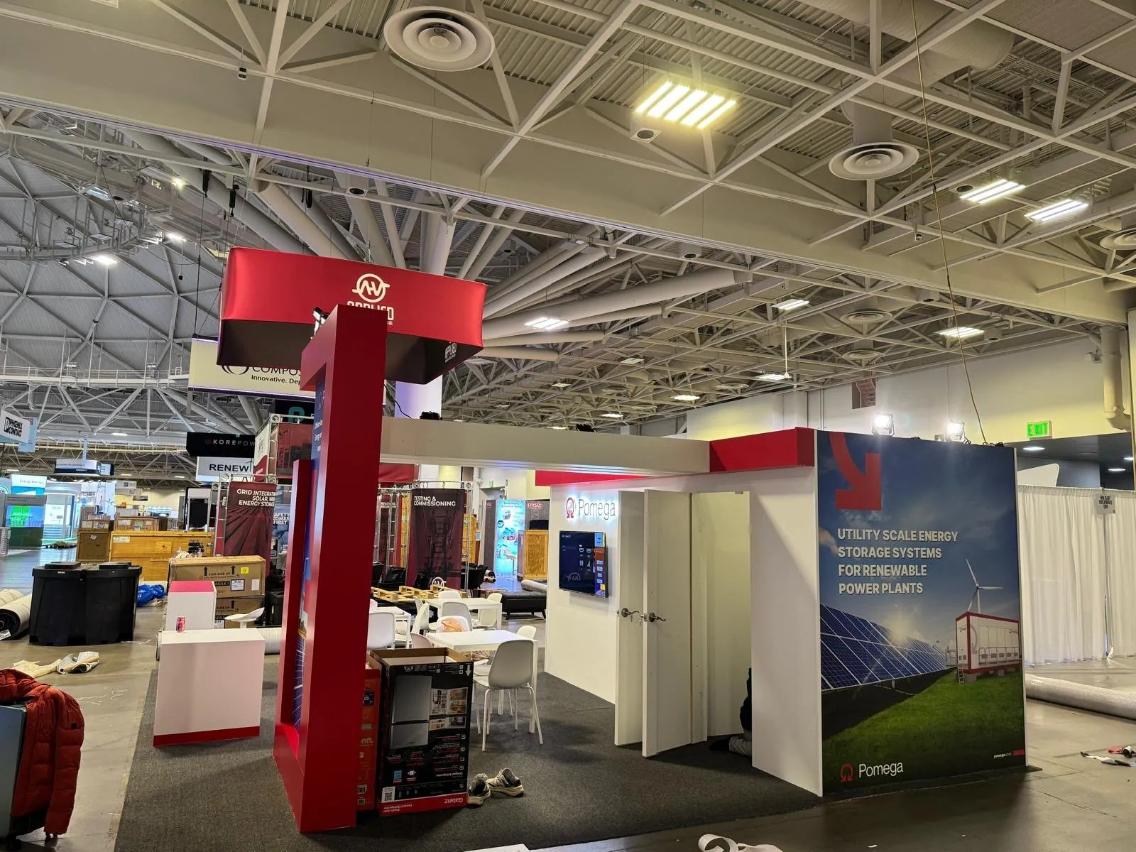 Pomega Enerji stand, CLEANPOWER 2024