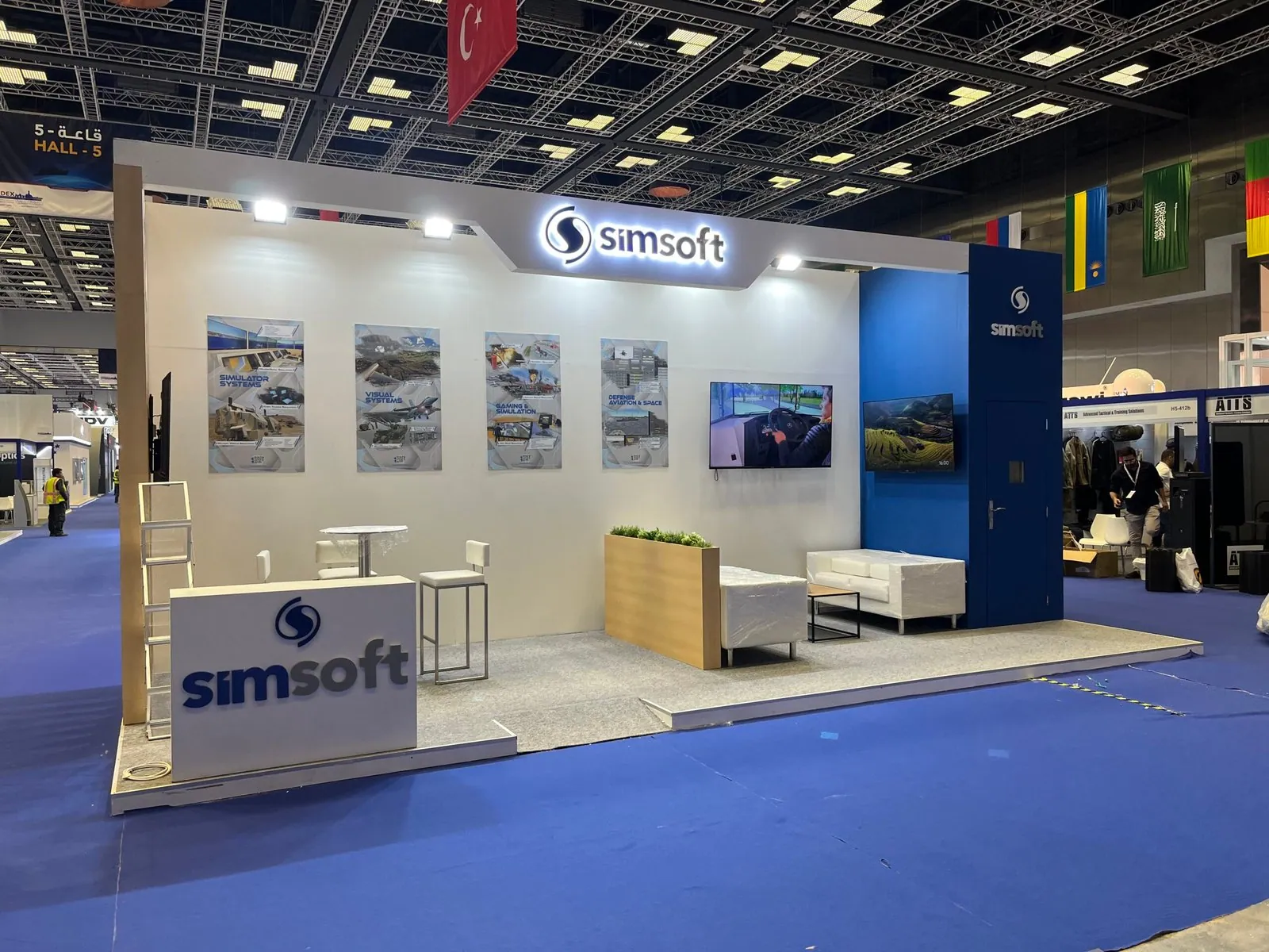 SimSoft stand, DIMDEX 2024