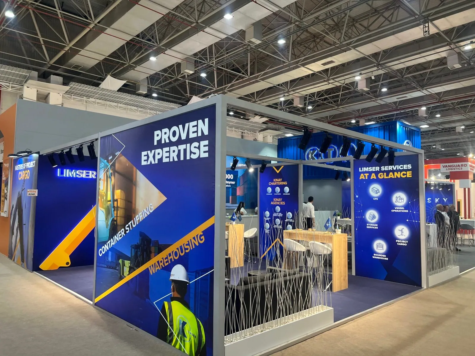 Kınay Lojistik stand, LOGISTECH 2024