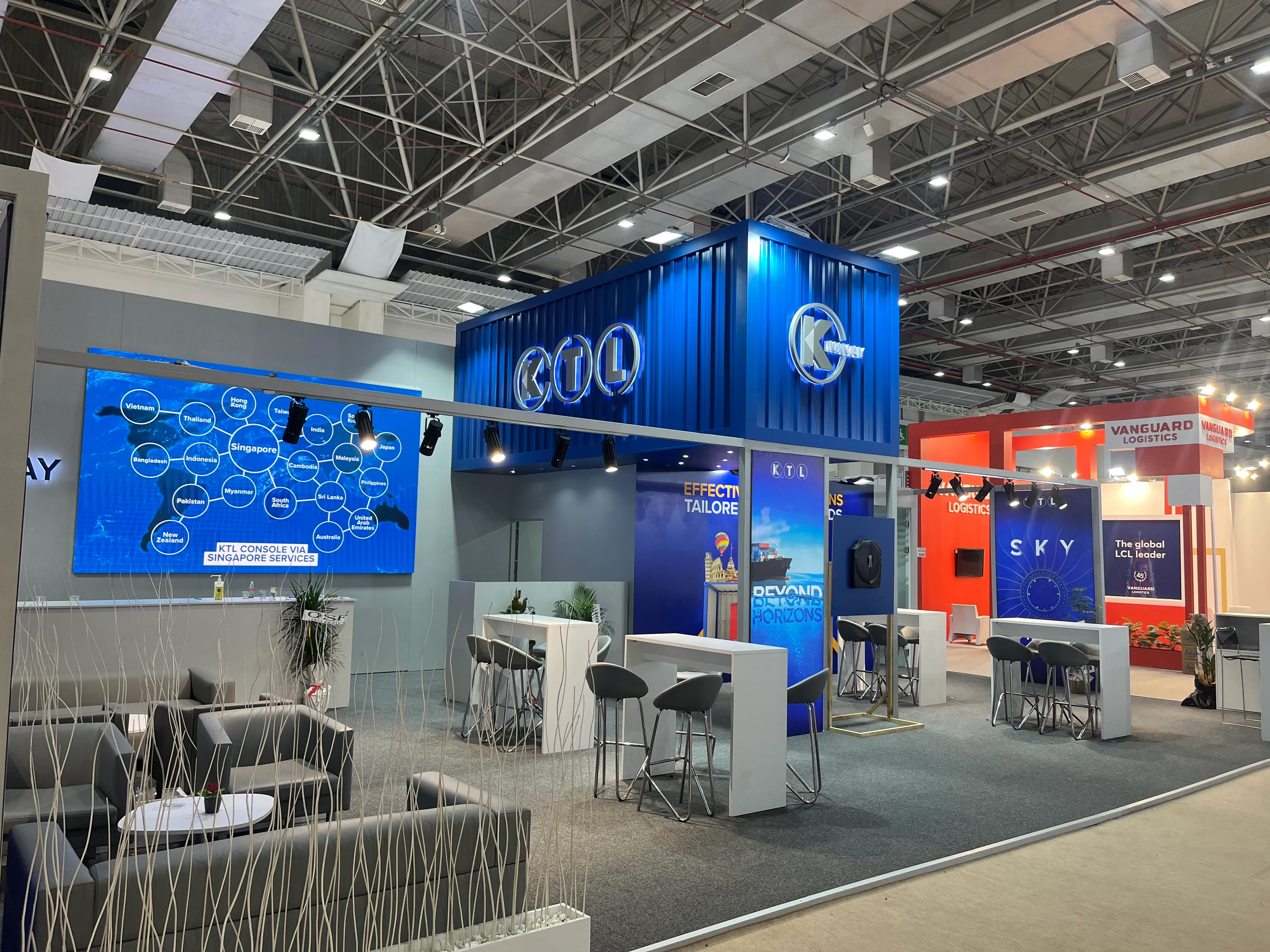 Kınay Lojistik stand, LOGISTECH 2024