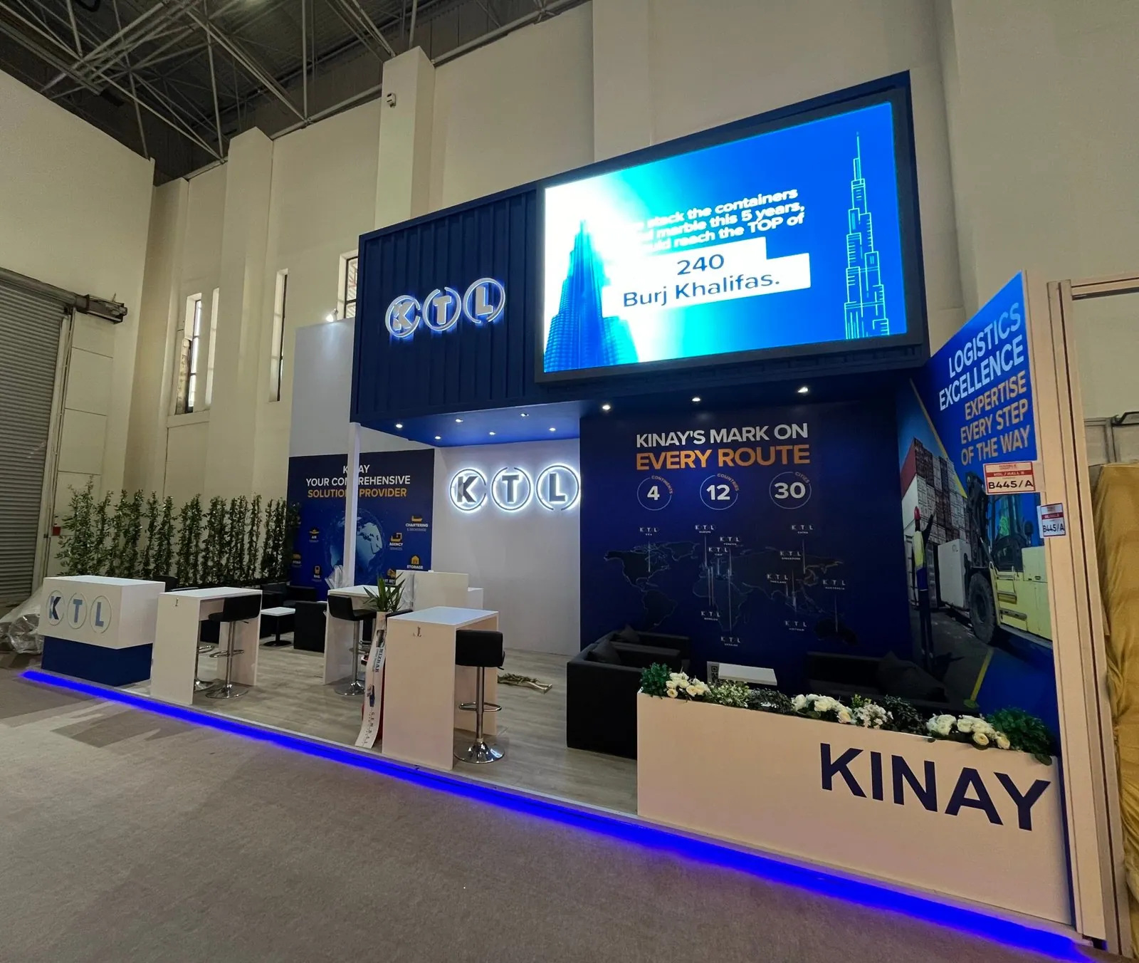 Kınay Lojistik stand, Marble İzmir 2024