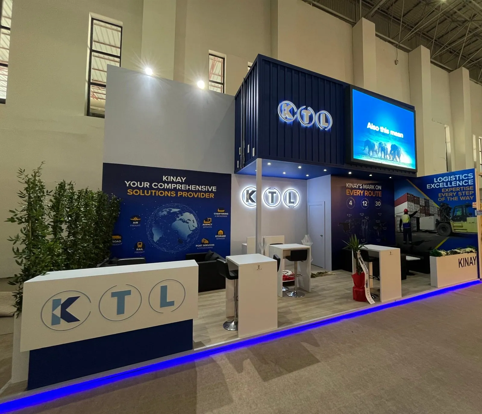 Kınay Lojistik stand, Marble İzmir 2024, photo 2