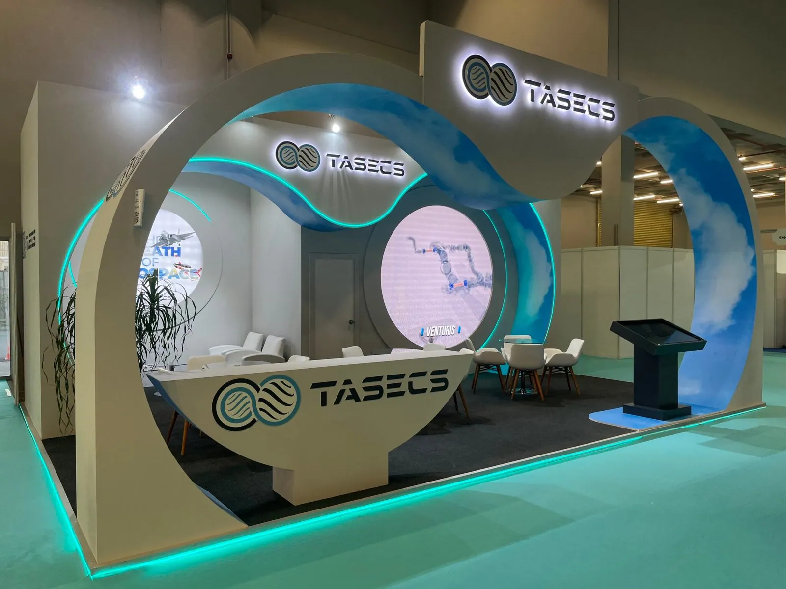 TASECS stand, SAHA EXPO 2024