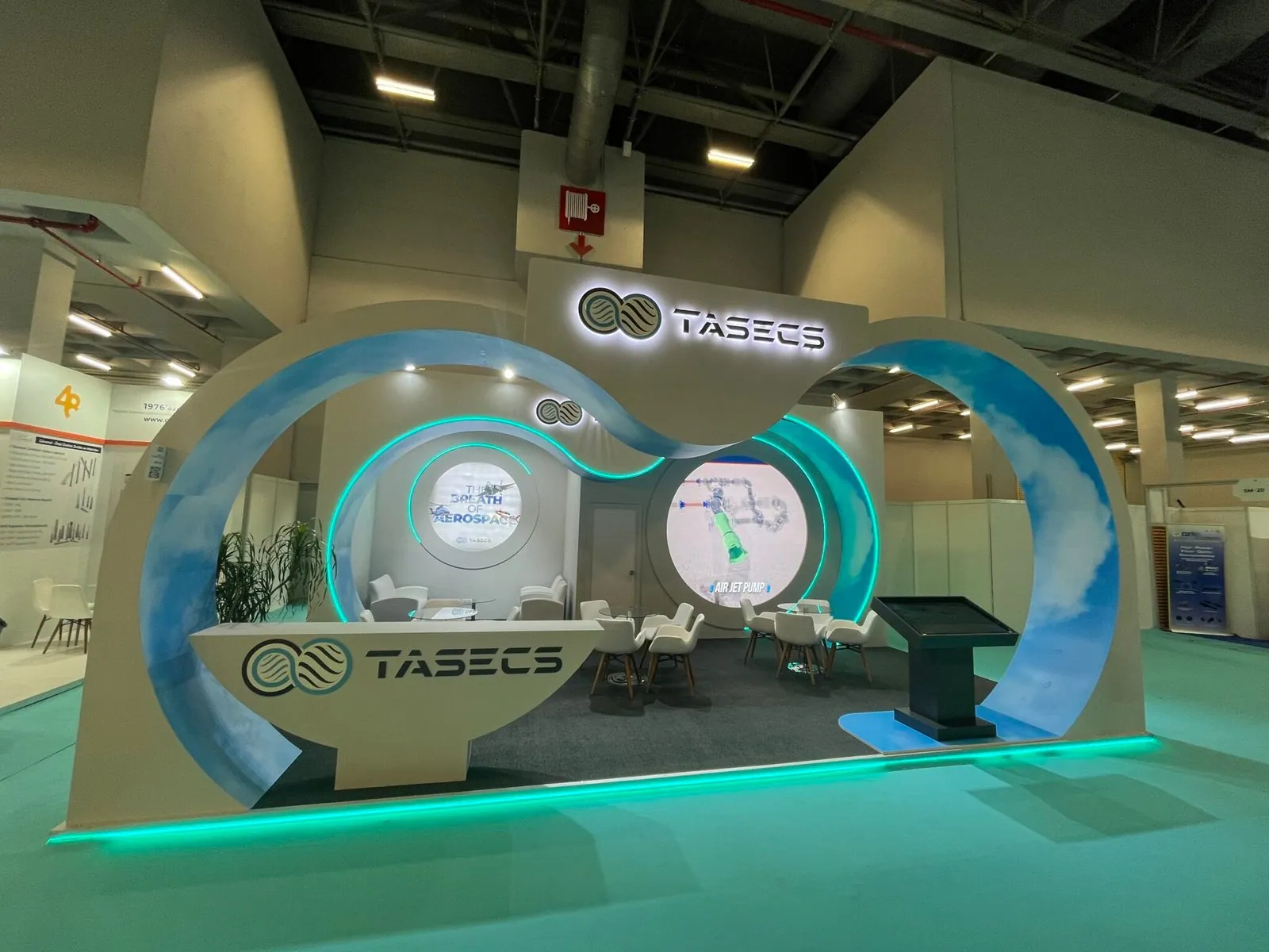 TASECS stand, SAHA EXPO 2024, photo 2