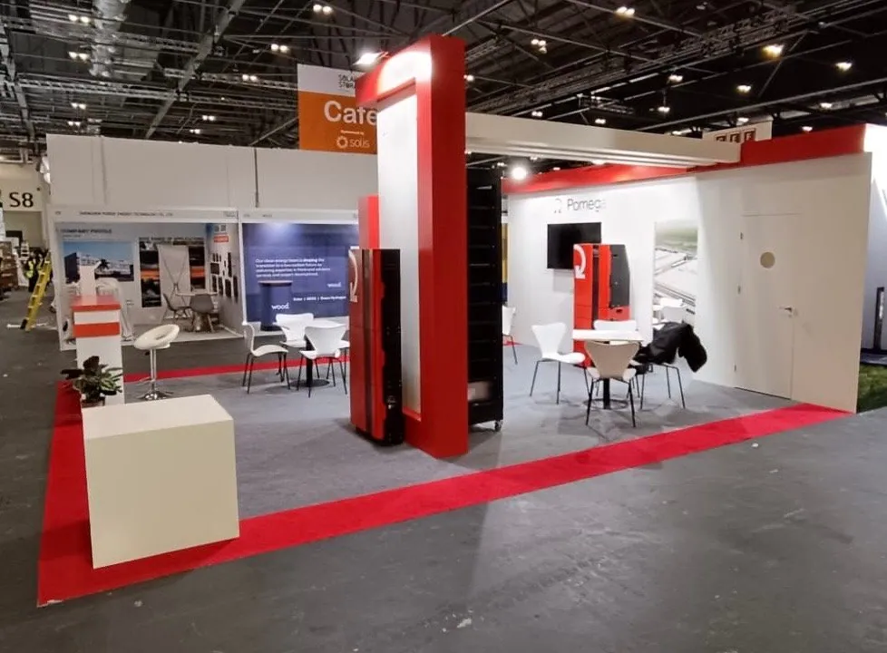 Pomega Enerji stand, Solar & Storage Live 2024