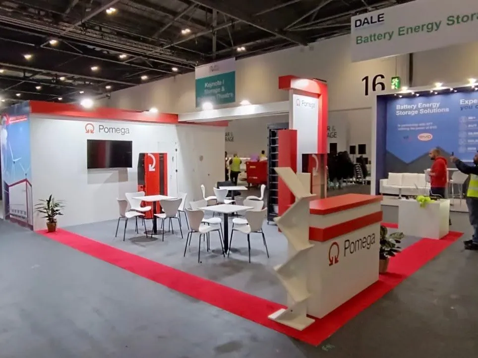 Pomega Enerji stand, Solar & Storage Live 2024, photo 4