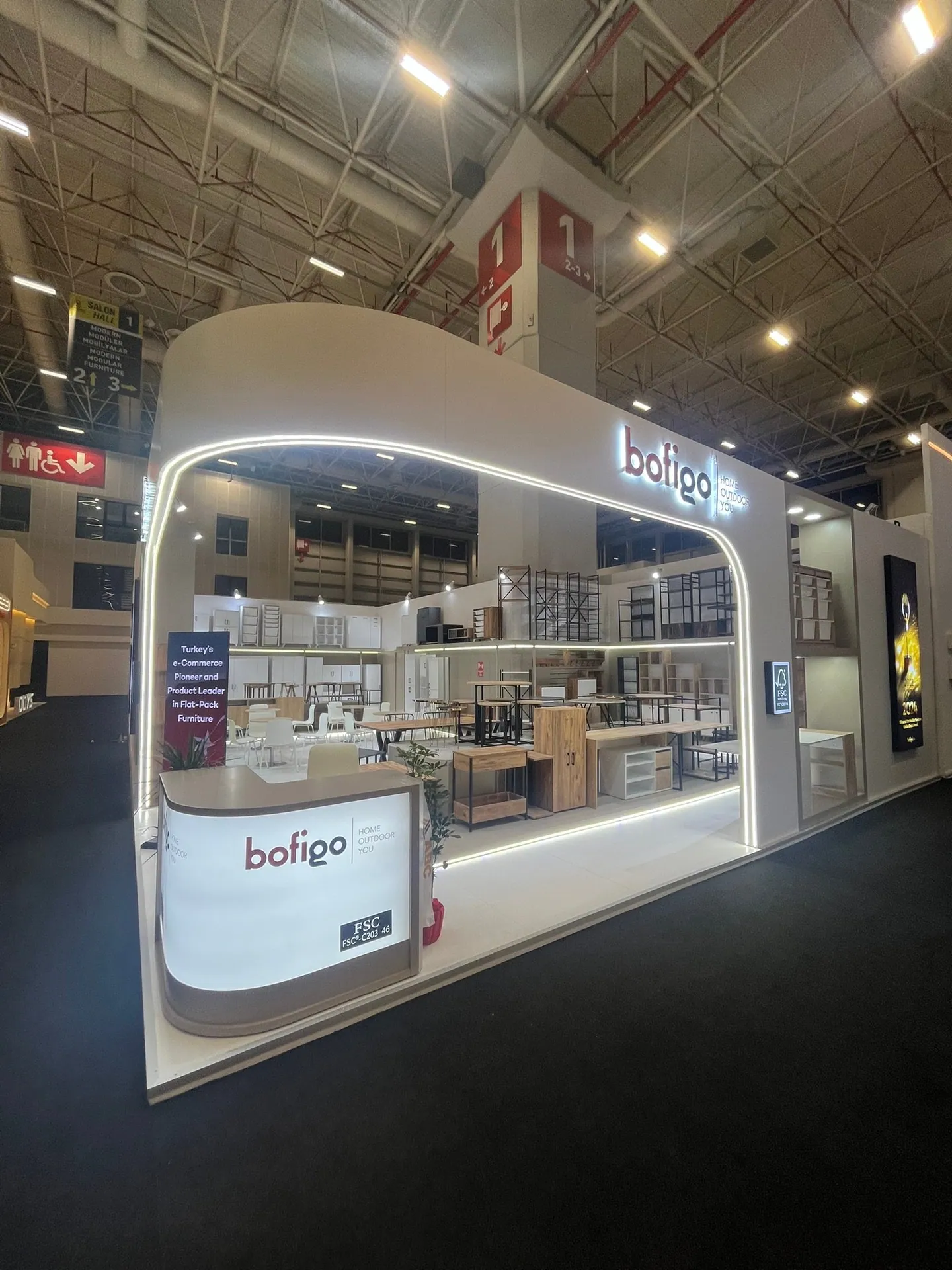 Bofigo stand, İstanbul Mobilya Fuarı 2025, photo 3