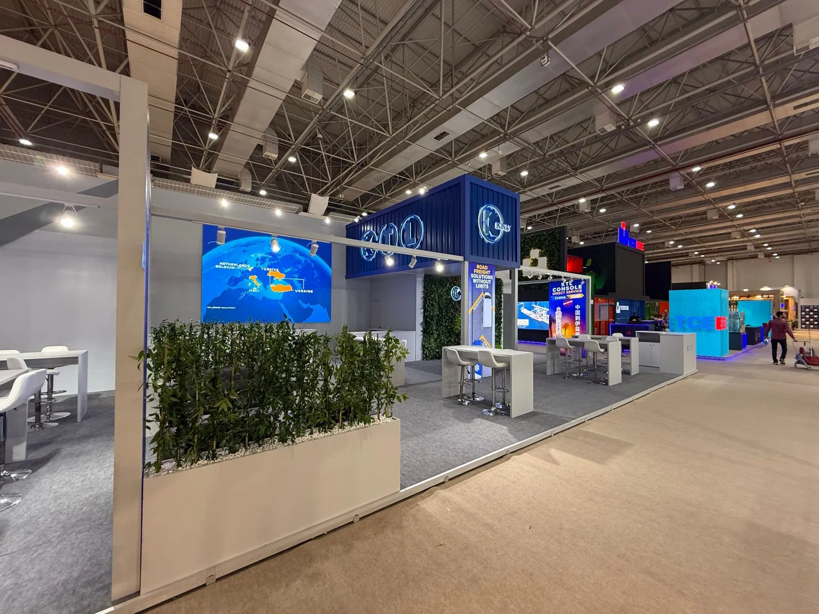 Kınay Lojistik stand, LOGISTECH 2025