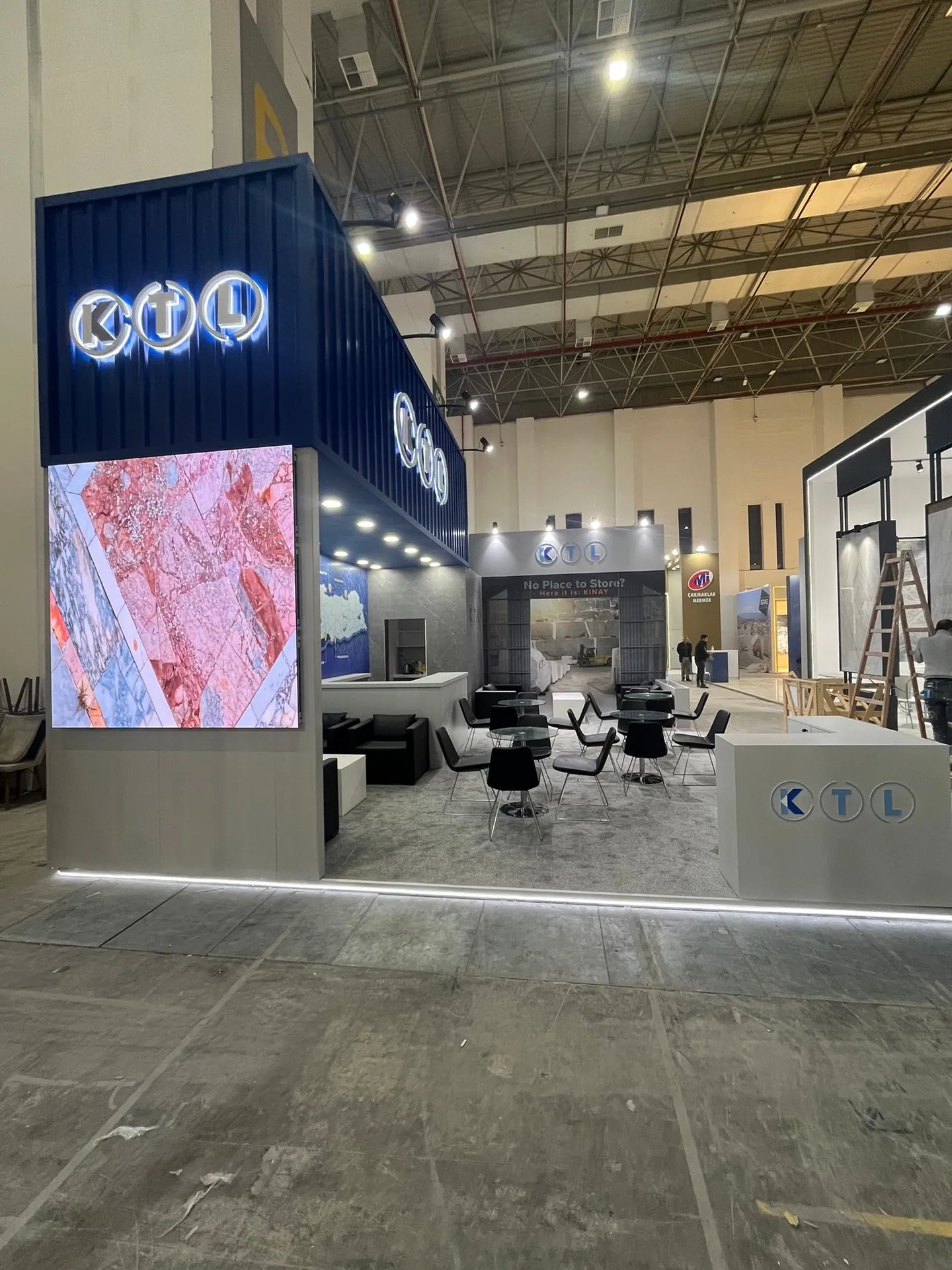 Kınay Lojistik stand, Marble İzmir 2025