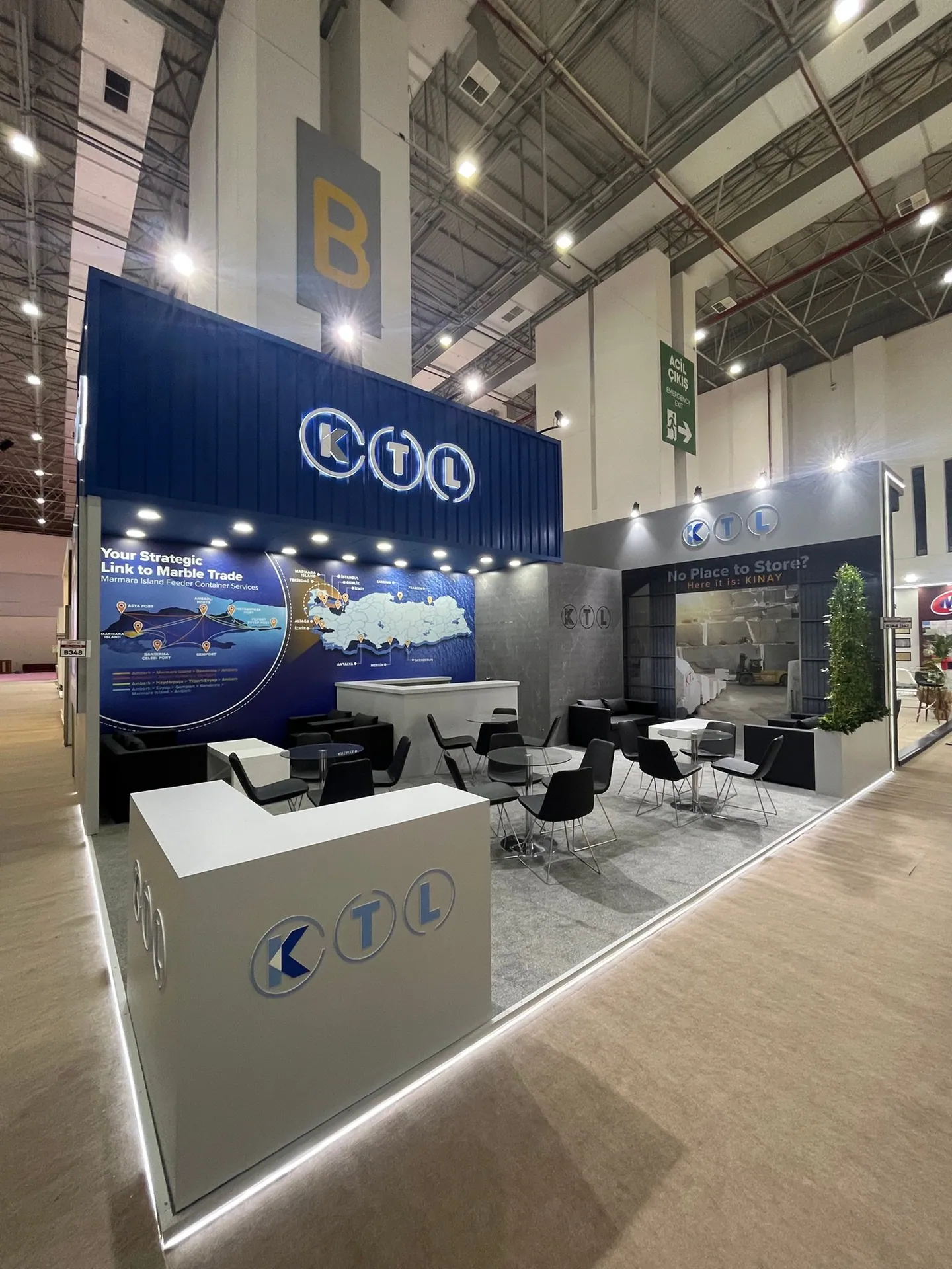 Kınay Lojistik stand, Marble İzmir 2025, photo 2