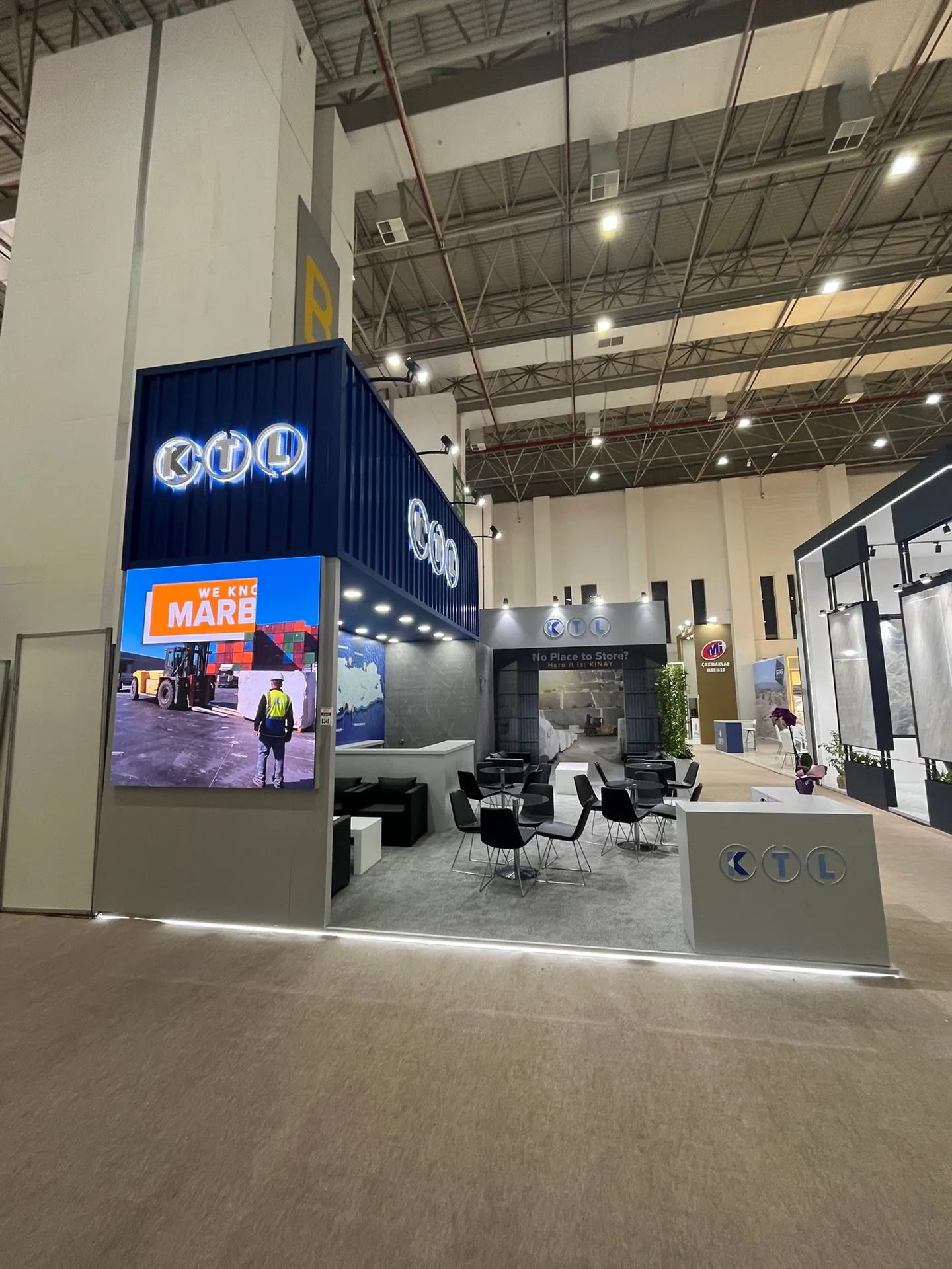 Kınay Lojistik stand, Marble İzmir 2025, photo 6