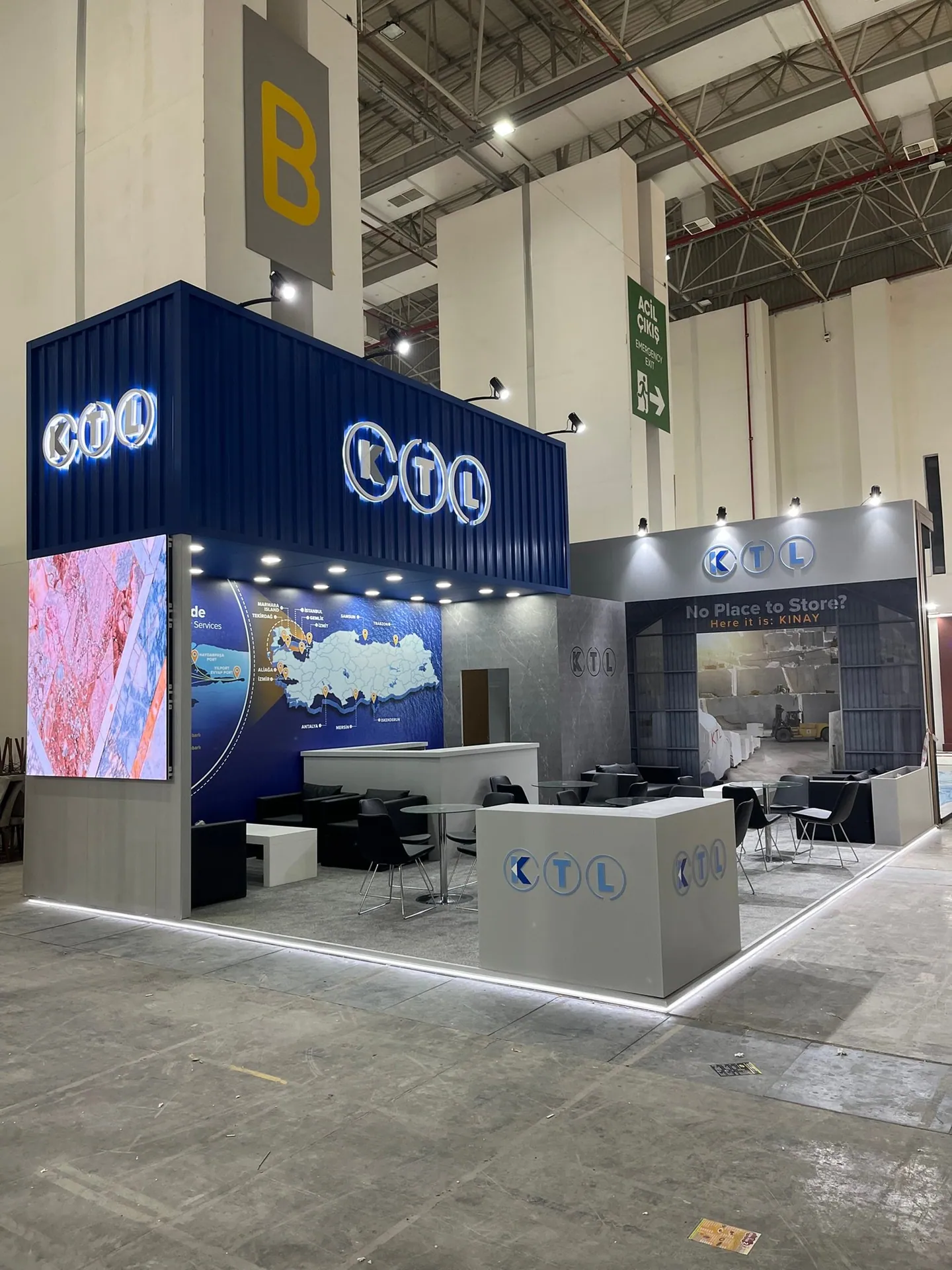 Kınay Lojistik stand, Marble İzmir 2025, photo 8