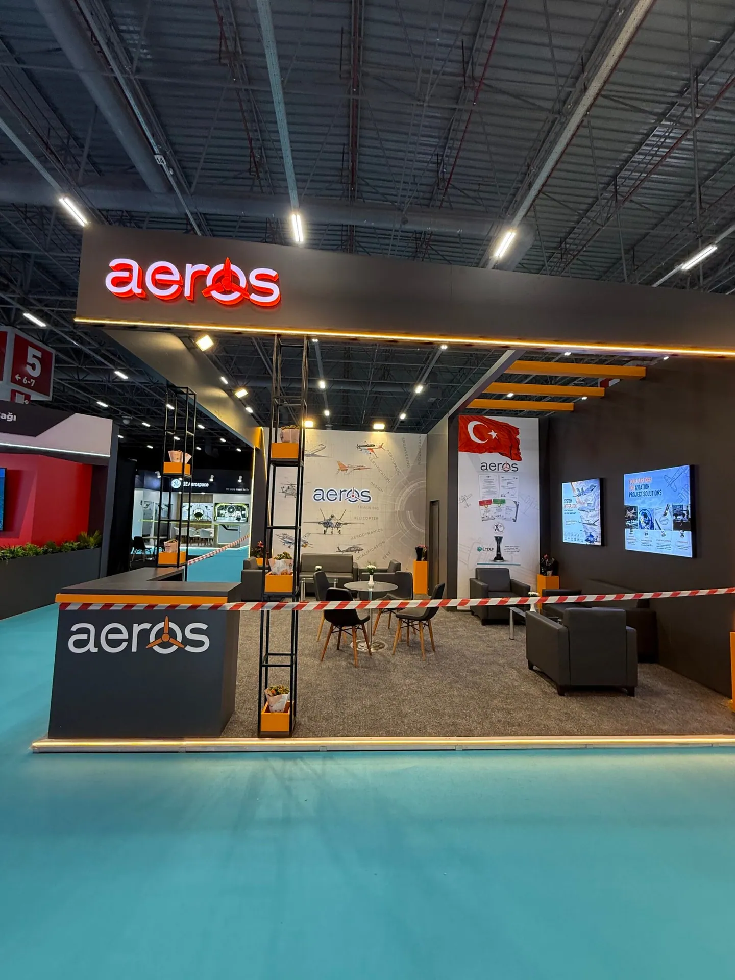 Aeros Havacılık stand, SAHA EXPO 2026, photo 2