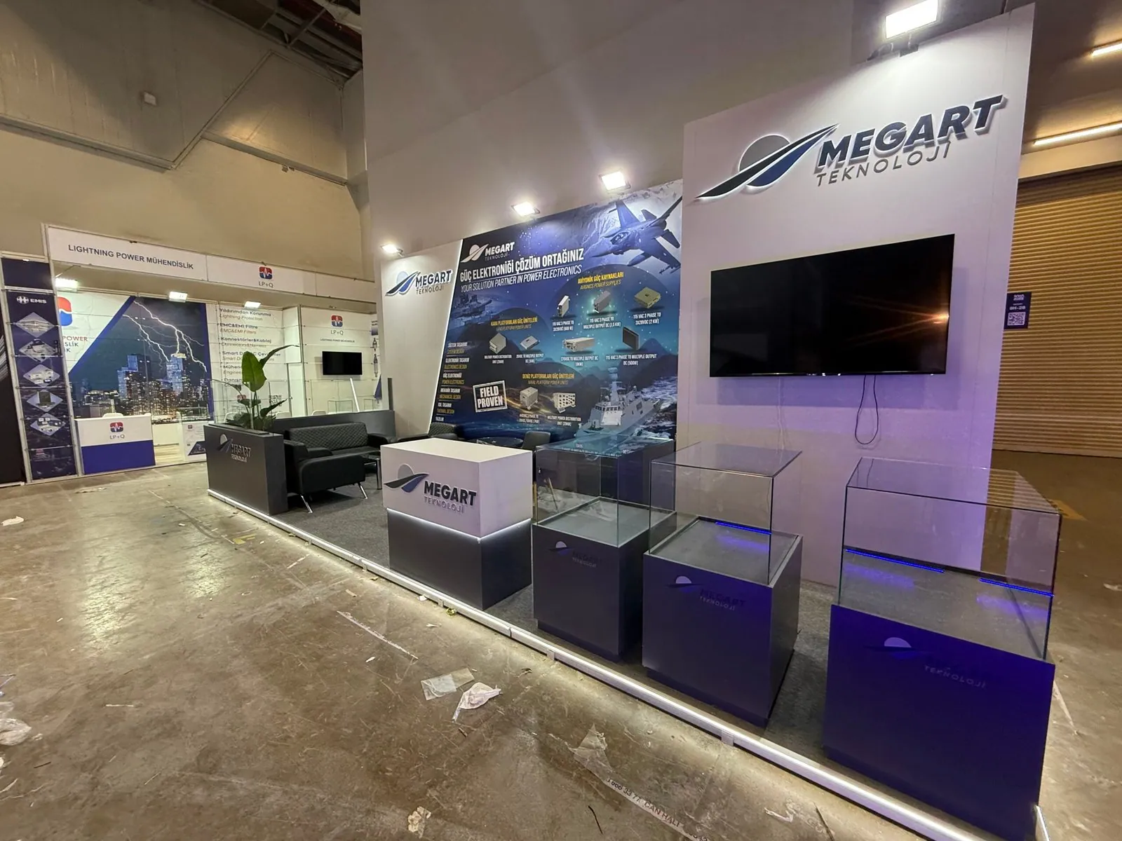 Megart Teknoloji stand, SAHA EXPO 2026