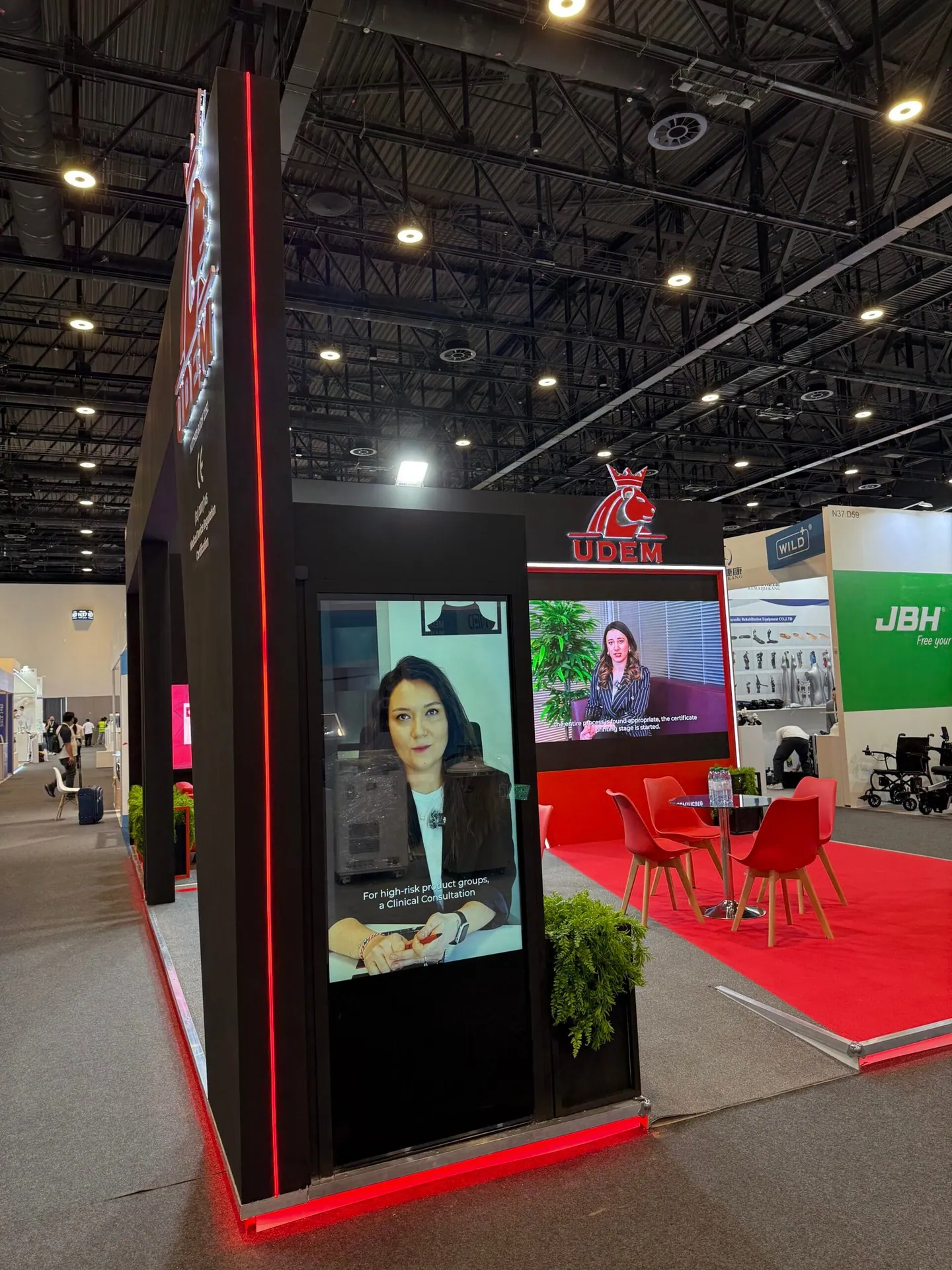 UDEM stand, WHX Dubai 2026, photo 3